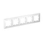 ATLASDESIGN AIR 5-постовая РАМКА, БЕЛЫЙ/дымчатый белый