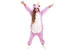 Кигуруми для детей FunFur Единорог Фиолетовый S