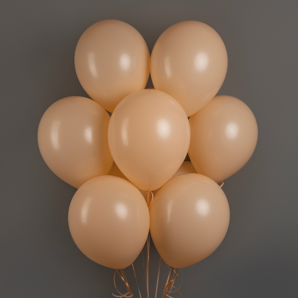 Шар 5" Персик Малибу, макарунс / Pastel Matte Malibu Peach 660 Sp