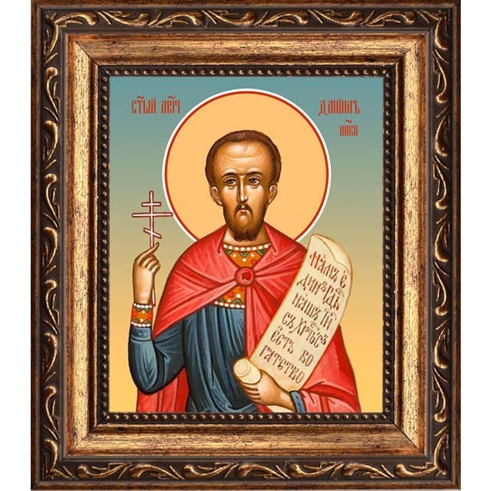 Даниил Никопольский (Армянский) мученик. Икона на холсте.