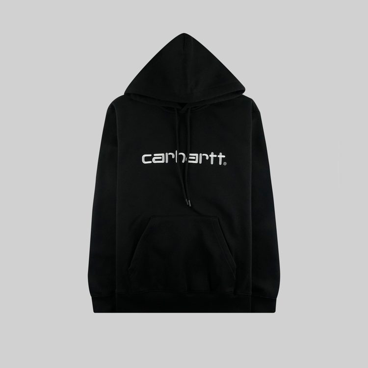 Толстовка мужская Carhartt WIP Hooded Sweatshirt артикул:I029419_black - купить в магазине Дайс