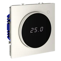 Терморегулятор электронный VOLTUM S70 с индикацией и датчиком, для теплого пола, (хлопок)