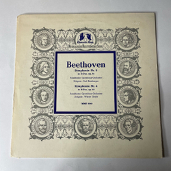 Винтажная виниловая пластинка LP Beethoven Бетховен, Carl Bamberger, Walter Goehr, Frankfurter Opernorchester, Symphonie Симфония Nr. 4 (Германия 1962)