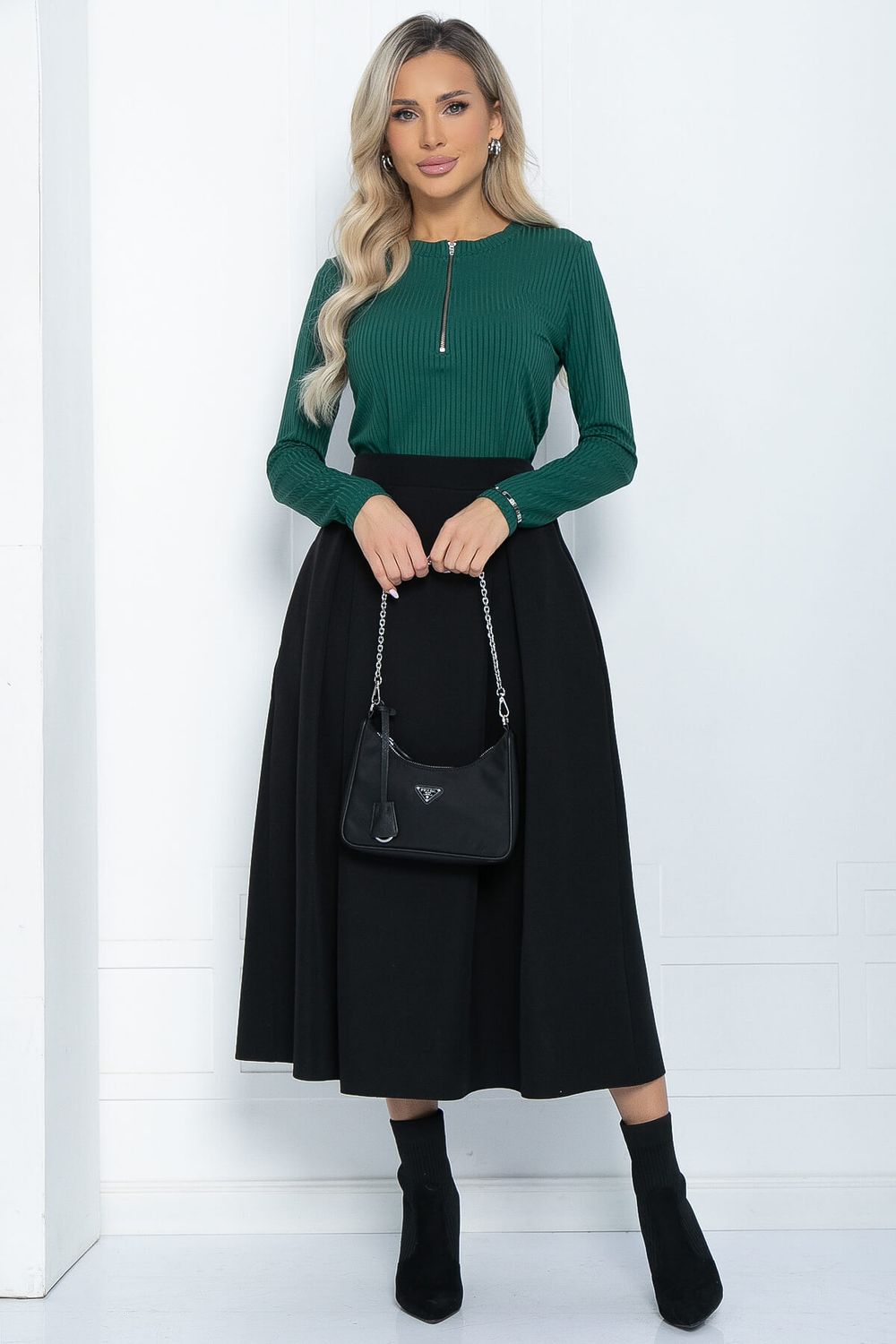 Юбка Мариэтта НЬЮ (черная) Ю12054 LT Collection