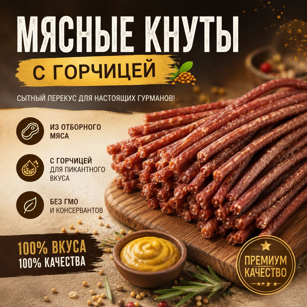 Мысные кнуты с горчицей 200 гр