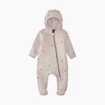 Утеплённый комбинезон с капюшоном Mjölk White Sand Moons, с закрытой ножкой, уценка