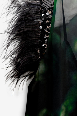 ZARA ПЛАТЬЕ МИДИ С ПРИНТОМ, РАЗНОЦВЕТНЫЙ