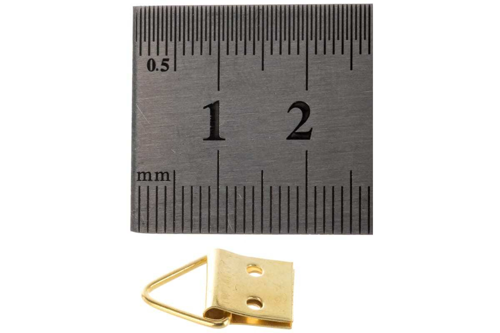 ПЕТЛИ Д/КАРТИНЫ ELEMENT 10Х18ММ ЛАТУНИРОВАН 10ШТ 24889