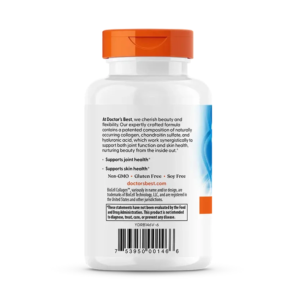 Hyaluronic Acid + Chondroitin Sulfate with BioCell Collagen 60 капсул Doctors Best