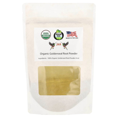 J&R Port Trading, Organic Goldenseal Root Powder, 4 oz