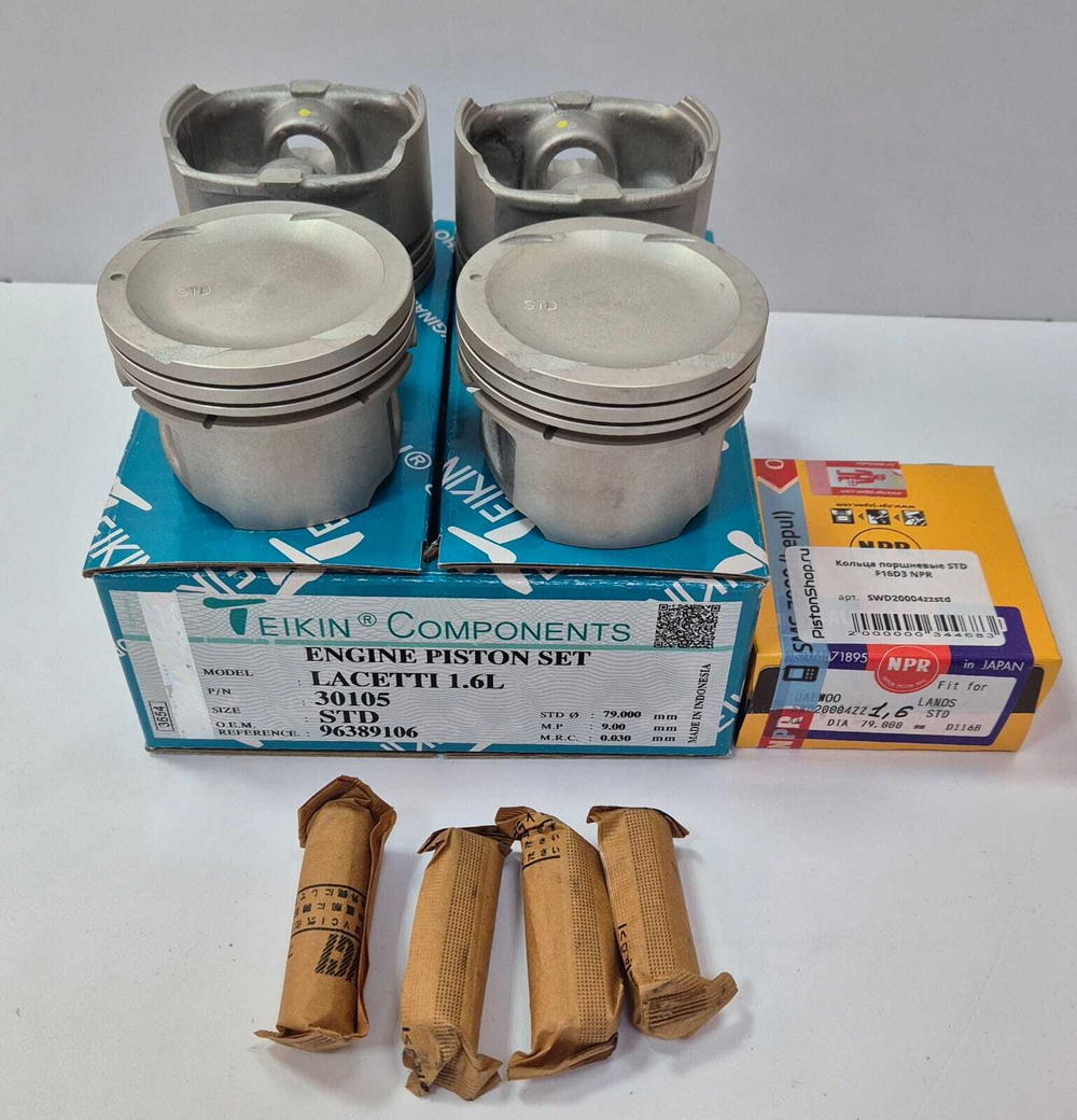 Поршни Teikin с кольцами NPR STD F16D3