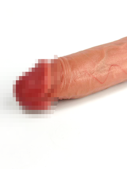 Насадка для увеличения члена в форме фаллоимитатора Sleeve №1 SGAN 3.5X14, телесный (2.8 внутренний диаметр)