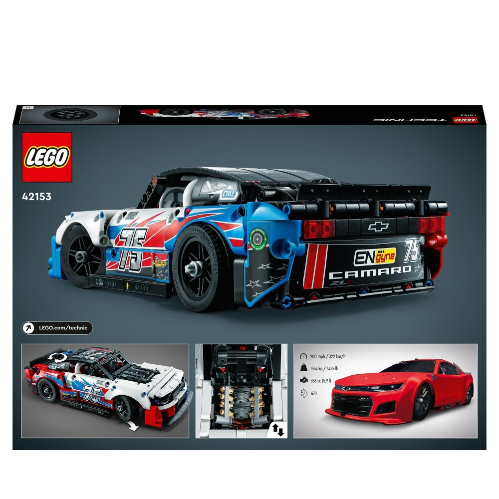 LEGO Technic - Новый Chevrolet Camaro ZL1 из серии NASCAR 42153