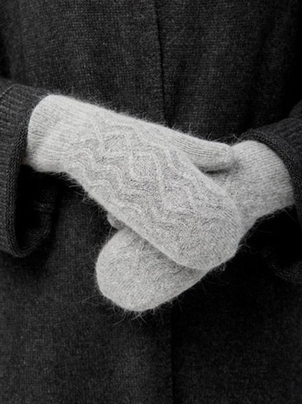 Варежки В021-03 серый