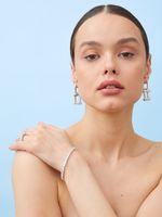 СЕРЬГИ "STATEMENT 2 IN 1"