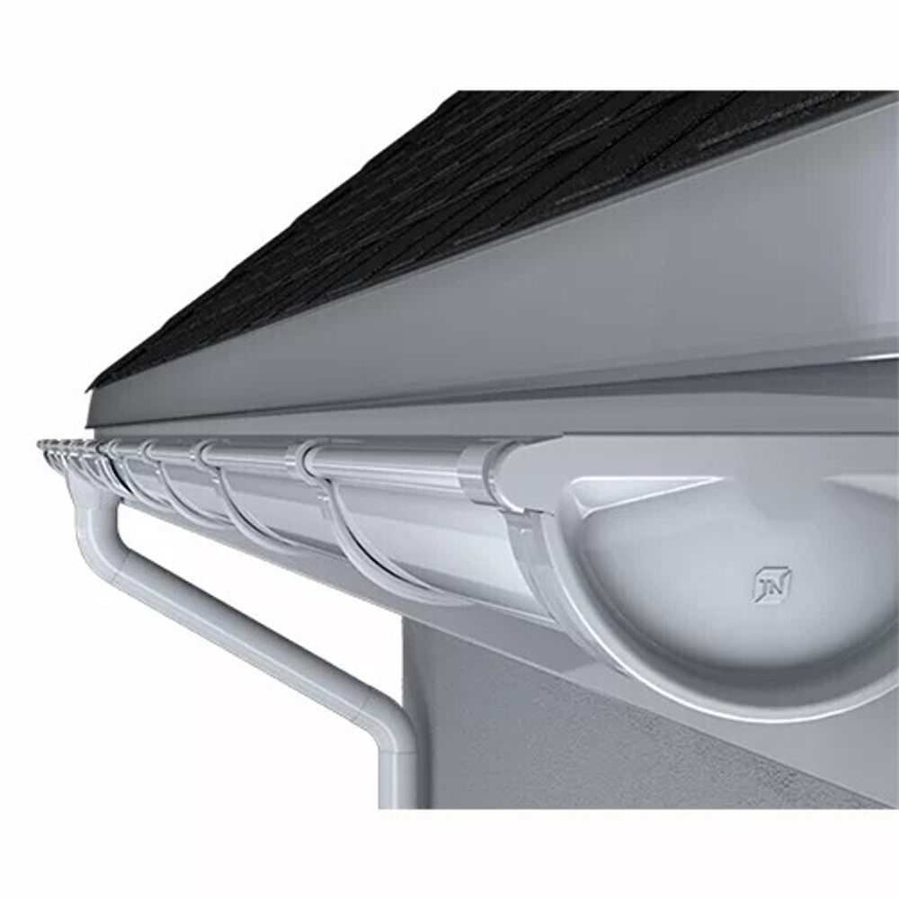 Желоб водосточный Технониколь металлический D125/90х3000 мм RAL 9010 белый