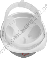 ЗУБР пластиковый амортизатор, реечный механизм, универсальное крепление для наушников и щитков, белая, защитная каска (11090-2)