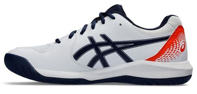 Мужские кроссовки теннисные Asics Gel-Dedicate 8 - white/blue expanse