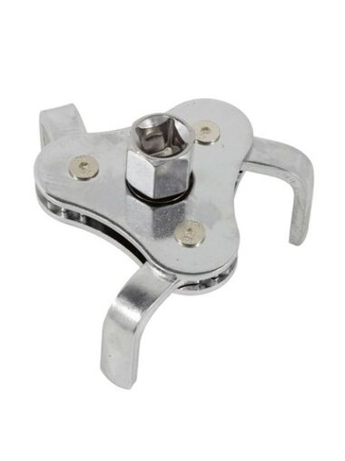 Съемник масляного фильтра ''краб''с ''плоским захватом''3/8''+адаптер 3/8''Мх1/2F (диаметр 60-115мм) RockForce##Rock FORCE RF-61904A