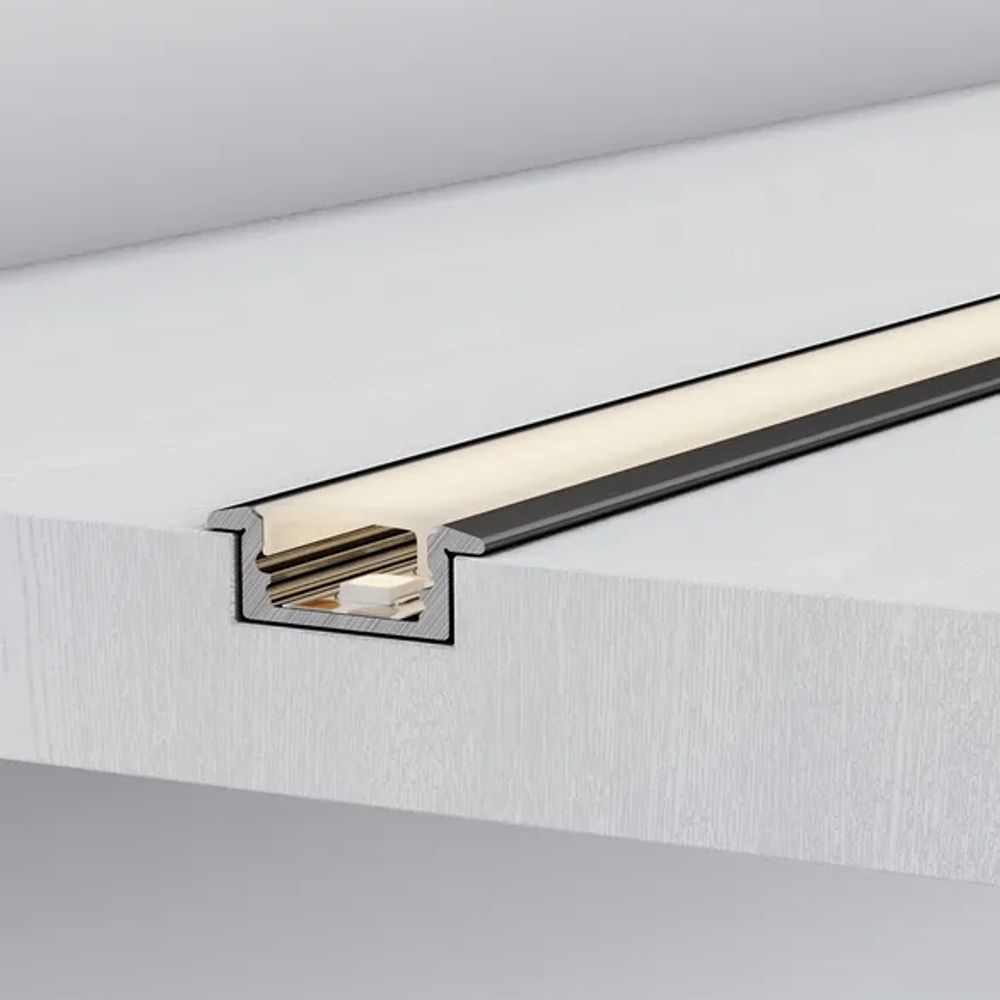 Профиль LINE-2308-F-2000 WHITE (Arlight, Алюминий) 044237