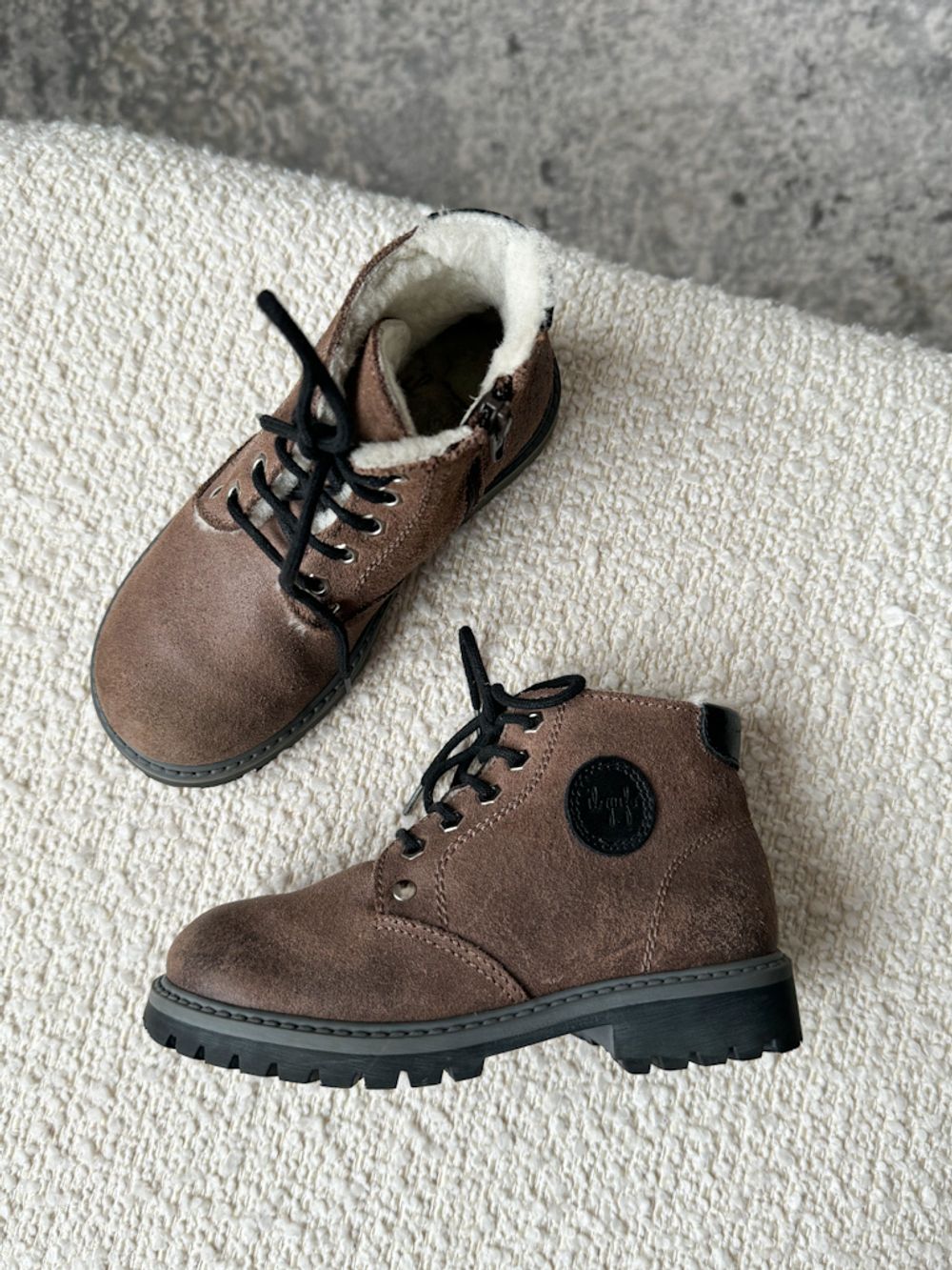 Зимние замшевые ботинки  Il Gufo, 28