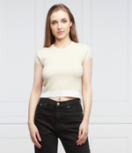 футболка CALVIN KLEIN JEANS - кремовый(J20J218857)