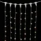 Светодиодный занавес 2*2 м., 400 теплых белых LED ламп, мерцание, прозрачный провод ПВХ, LTC (PCL402BLW-10-2WW)