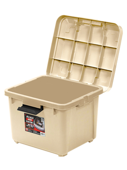 Ящик экспедиционный IRIS RV BOX 400, бежевый, 28 литров 42x37,5x33 см.