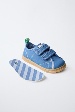 ZARA КРОССОВКИ BAREFOOT, СИНИЙ