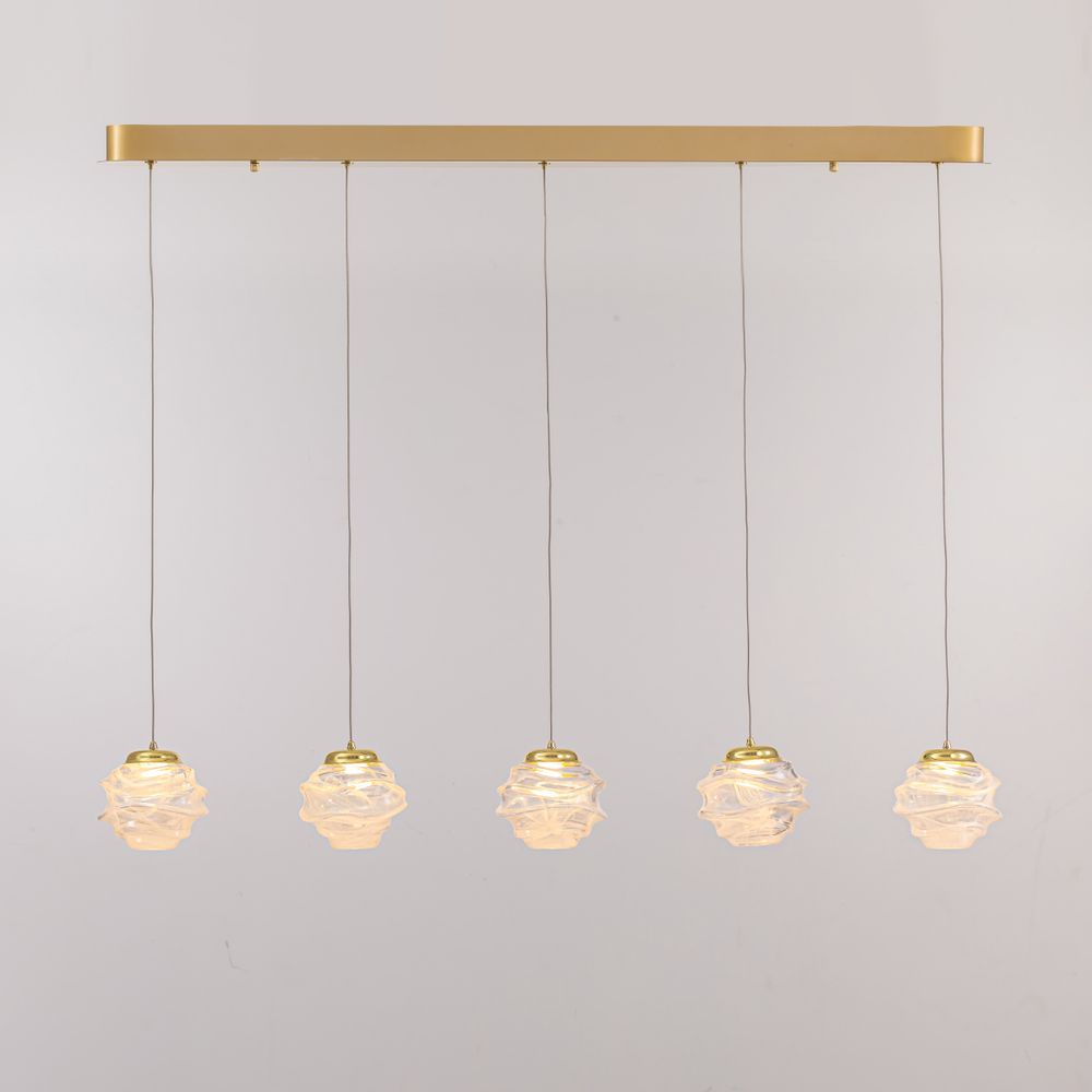 Подвесной светильник MD25030003-5B gold/clear