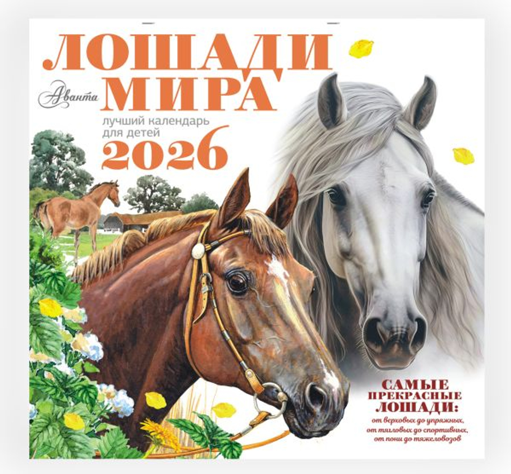 Календарь Лошади мира 2026 год