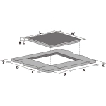 Индукционная варочная панель Midea MIH65783F