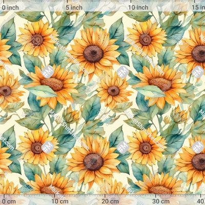 Поле подсолнухов by Мир Натали 361 DPI