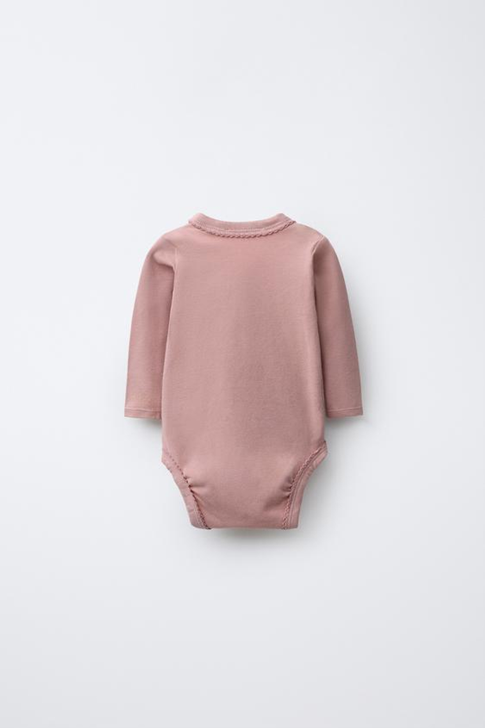 ZARA НАБОР ИЗ ТРЕХ БОДИ-КИМОНО С ЦВЕТОЧНЫМ ПРИНТОМ, РОЗОВЫЙ