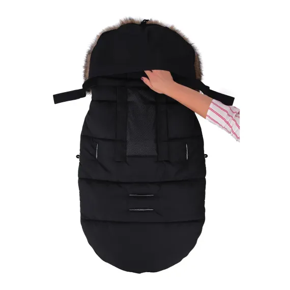 Зимний конверт CottonMoose Moose Footmuff Shine Silver