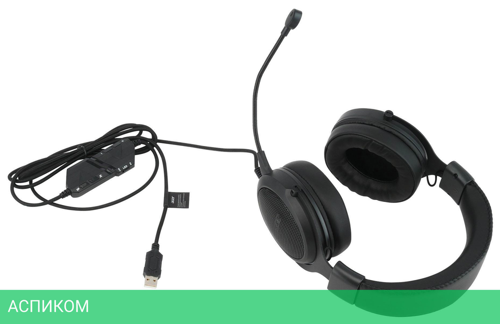Наушники Acer AHW120 черный (ZL.HDSCC.01C)