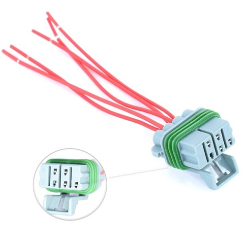 Разъем жгута форсунок ВАЗ, Chevrolet Niva 5-ти контактный гнездовой, с проводами (VOLTON)