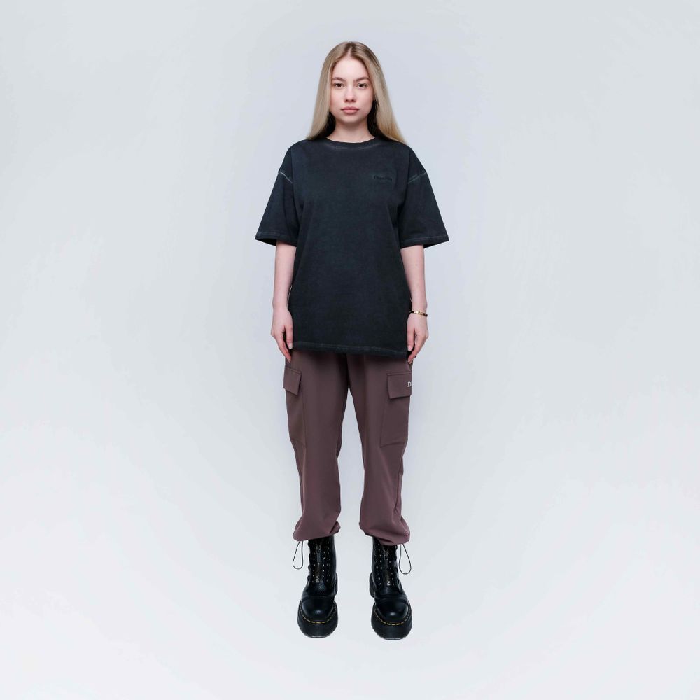 Футболка OG Logo Monochrome Asphalt черная