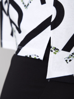 Блузка БЛ-131/белый-большиебуквы