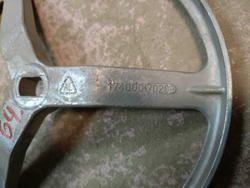 64 Шкив барабана для стиральных машин Ariston 174000702.09 б/у