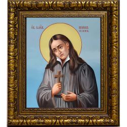 Иоанн Сезеновский (Тамбовский) блаженный, Христа ради юродивый. Икона на холсте.