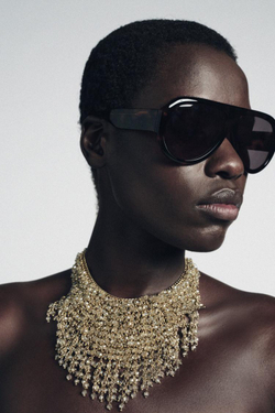 ZARA КАСКАДНОЕ ОЖЕРЕЛЬЕ СО СТРАЗАМИ, ЗОЛОТИСТЫЙ