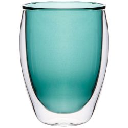 СТАКАН С ДВОЙНЫМИ СТЕНКАМИ "DOUBLE-WALL" 320 МЛ. ДИАМЕТР=8,5 СМ. ВЫСОТА=11,5 СМ (КОР=48ШТ.)