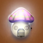 Ночник-светильник «Домик» 8*7см микс 4 цвета 4LED 230V