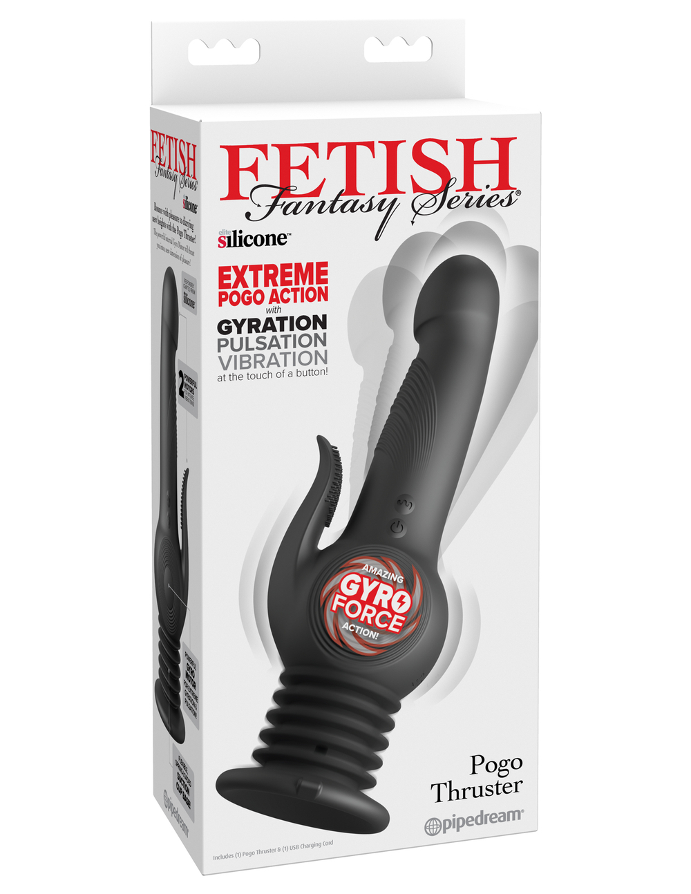 Вибратор с функцией фрикций Pogo Thruster Pipedream 456423PD