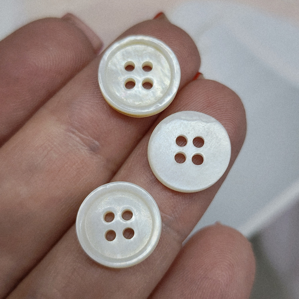 Пуговицы, перламутр натуральный, 12.5мм