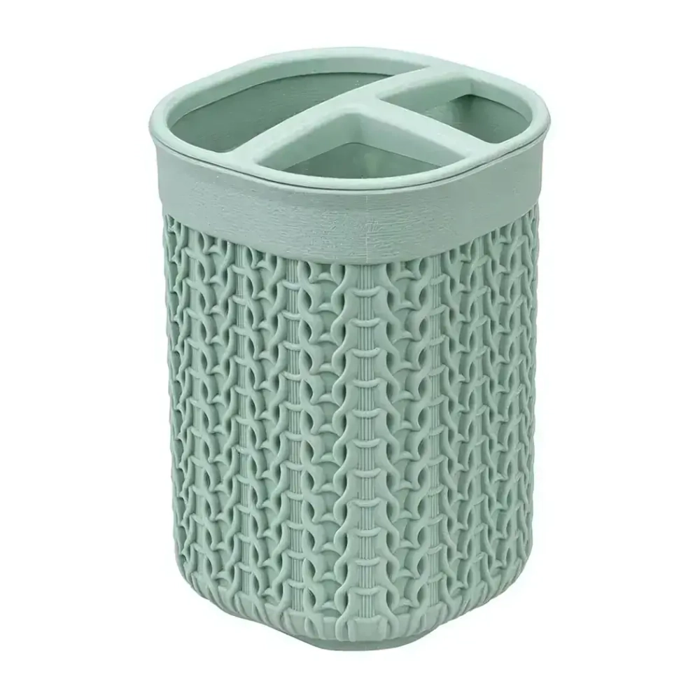 Подставка для зубных щеток ВЯЗАНИЕ Фисташковый