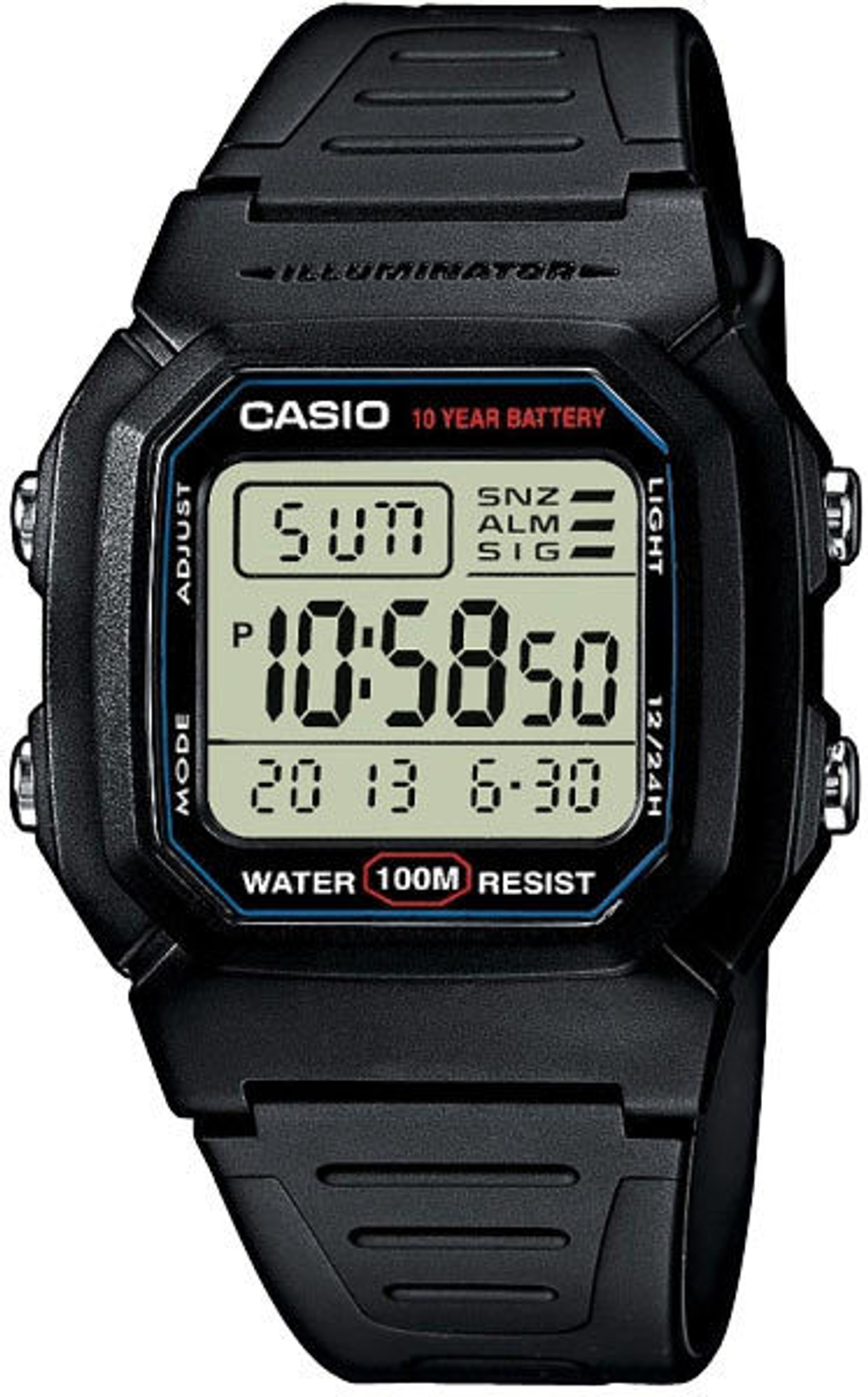 Японские наручные часы Casio Collection W-800H-1A