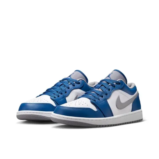 Кроссовки Nike Air Jordan 1 Low GS 'True Blue Cement'