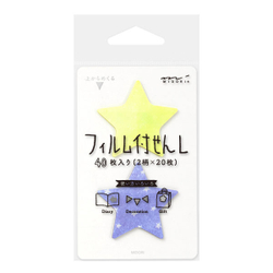 Стикеры Midori Sticky Paper Film L - Star